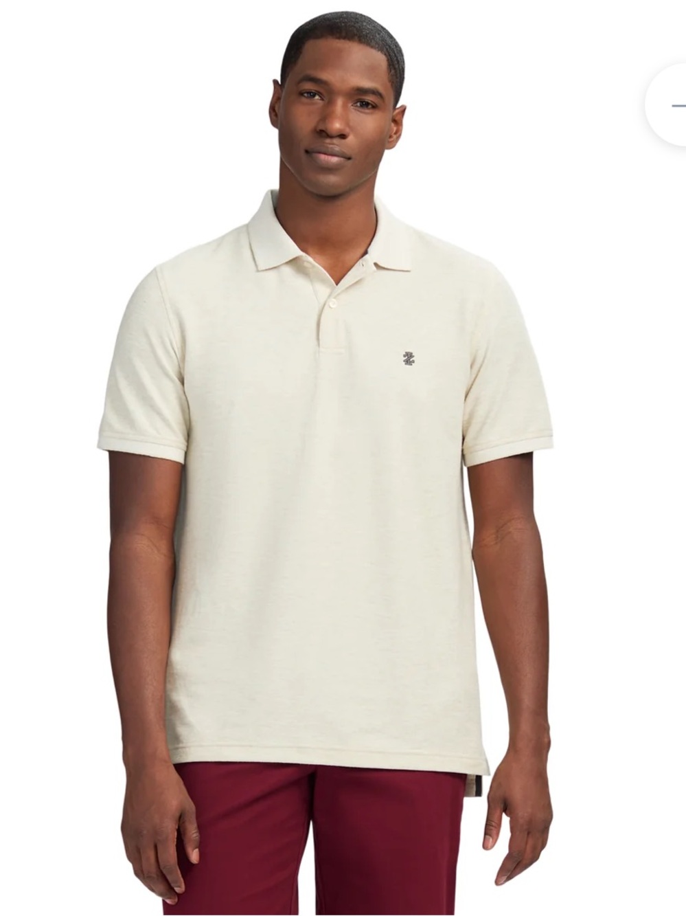 IZOD ADVANTAGE PERFORMANCE POLO - Rock Heather